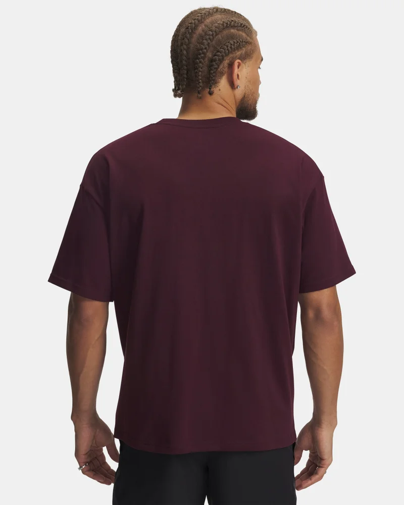 اندر ارمر تيشيرت رجالي ثقيل بشعار